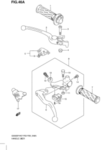 GS500 Рулевой рычаг