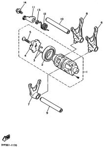 XT400E ｼﾌﾄｶﾑ.ﾌｵｰｸ