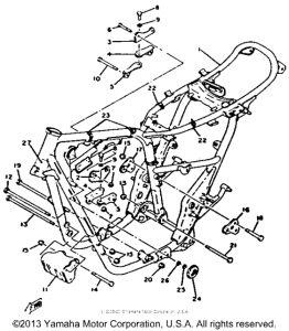 XS650_2F - 1979 Рама
