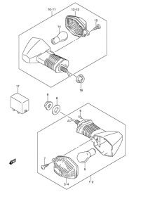 DL650 Поворотники