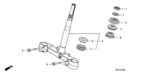 FJS600 Траверса нижняя