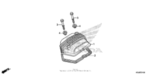 CRF80F Крышка головки цилиндров