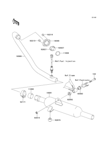 BJ250 Глушитель
