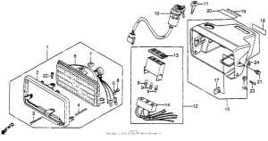NU50 Headlight + headlight case