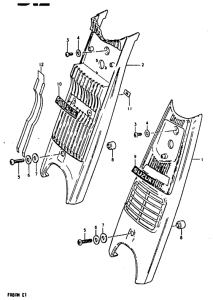 FR80 Передняя вилка cover