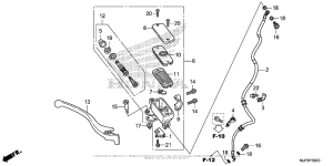 CTX700N Front Brake Master Cylinder (Ctx700N)