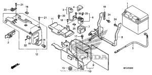 VT750C2 Аккумулятор
