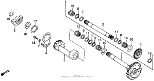 XR250R Front balancer