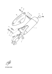 CW50RS Выхлопная система