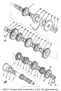 XS400G Трансмиссия