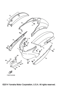 XC50F Боковые обтекатели