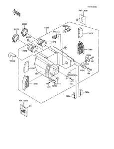 ER250 Воздушный фильтр