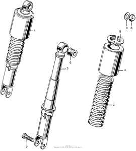 CL175 Cl175 rear shock absorber