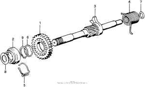 SL100 Кик стартер