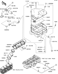 ZX900 Воздушный фильтр