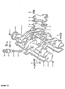 GS550 Крышка головки цилиндров