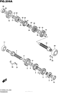 VL1500B Трансмиссия