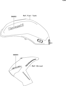 ER650 Decals(c.b.orange)(p.s.white)(c9f)
