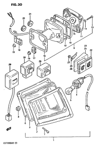 GS1100 Поворотники