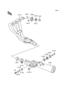 ZR400 Глушитель