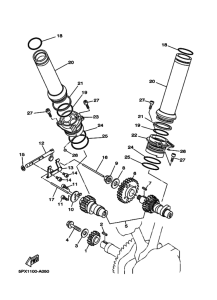 XV1700AT XV17ATS Распределительный вал & chain
