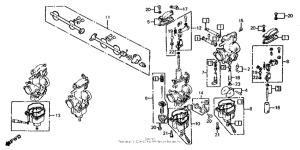 CB650 Carb. component parts 80