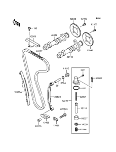 EX250 Распредвал
