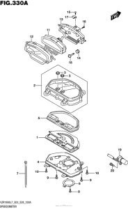 VZR1800 Speedometer (Vzr1800L7 E28)