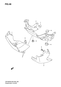 VZR1800 Frame body cover