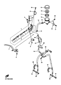 YZF-R1R ( RaceBase) Передний тормозной цилиндр