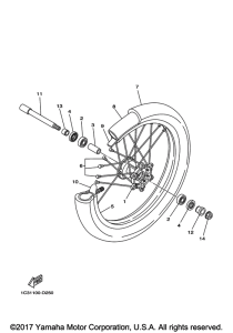  Переднее колесо