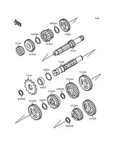 KX60 Трансмиссия