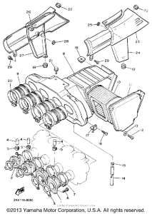 YX600A Воздушный фильтр