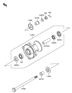 RM65 Передняя втулка