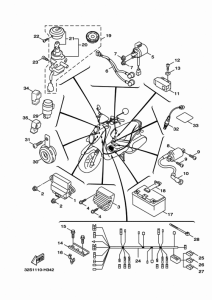YW125 Электрика 1
