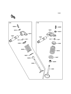 KLX150 Клапана