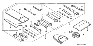 CB600F Инструмент