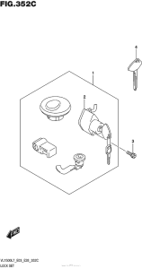 VL1500T Lock Set (Vl1500Bl7 E33)