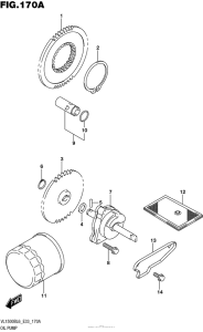 VL1500B Масляный насос