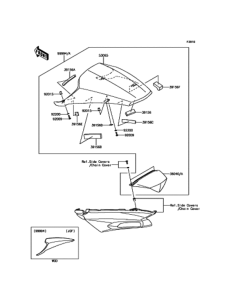 ZX1400 Accessory(Single Seat Cover)