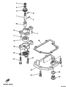 TZ250S/TZ250 Масляный насос