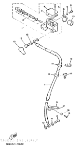 DT50R Задний торм цилиндр