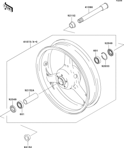 ZR1000 Переднее колесо