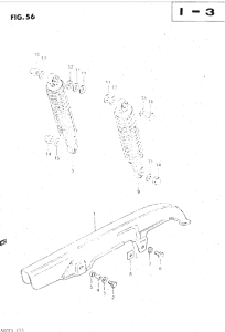 GS500 Chain case shock absorber