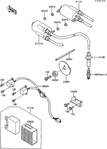ZX1000 Система зажигания
