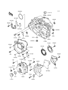 KL250 Крышки двигателя