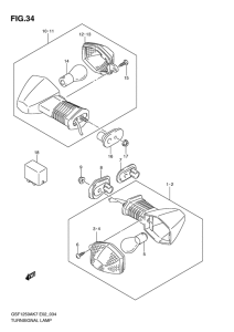 GSF1250S (ABS) Поворотники