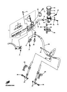 YZF-R6S Передний тормозной цилиндр