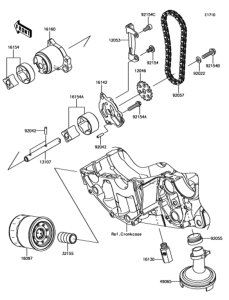 EX650 オイルポンプ