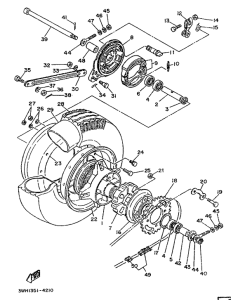 LB50 Переднее колесо